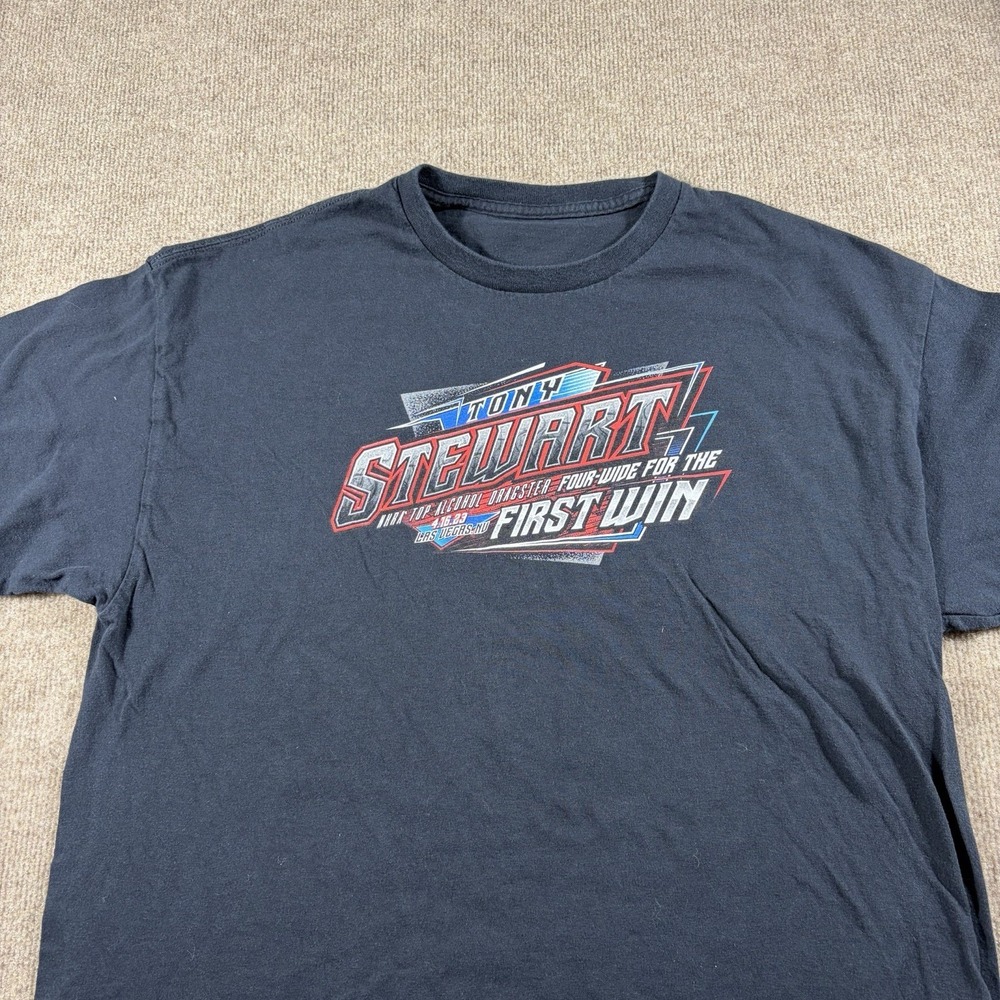 VRHTF  NHRA SUPER COOL "TONY STEWART FIRST WIN" TOP ALCOHOL" XL T SHIRT